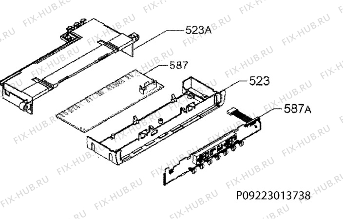 Взрыв-схема холодильника Aeg A72018GNW0 - Схема узла Diffusor